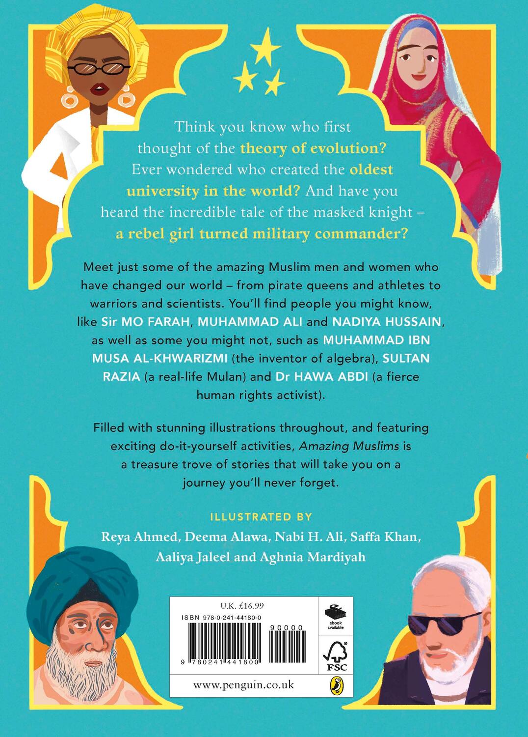 Rückseite: 9780241441800 | Amazing Muslims Who Changed the World | Burhana Islam | Buch | 2020