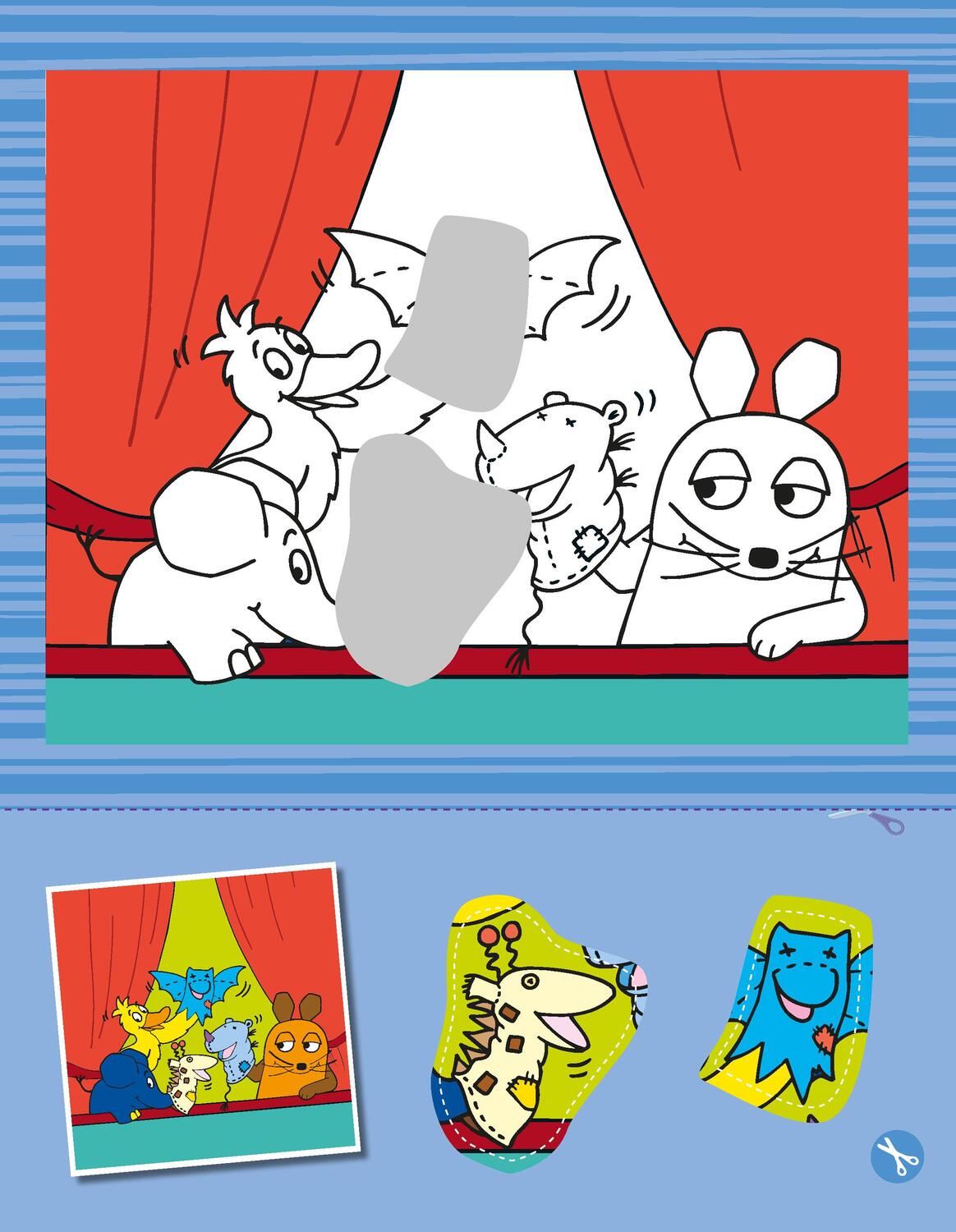 Bild: 9783987640537 | Die Maus: Mein Bastel-Mal-Spaß. Bastelbuch für Kinder ab 3 Jahren