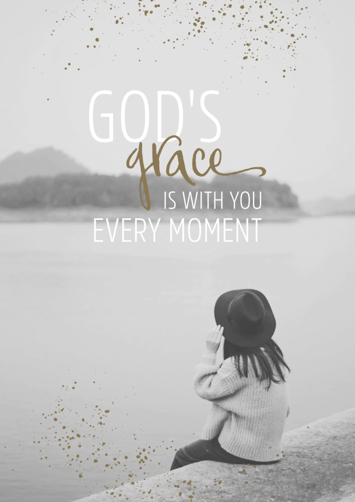 Cover: 4250330935121 | Notizbuch "God's grace is with you every moment" | 2023