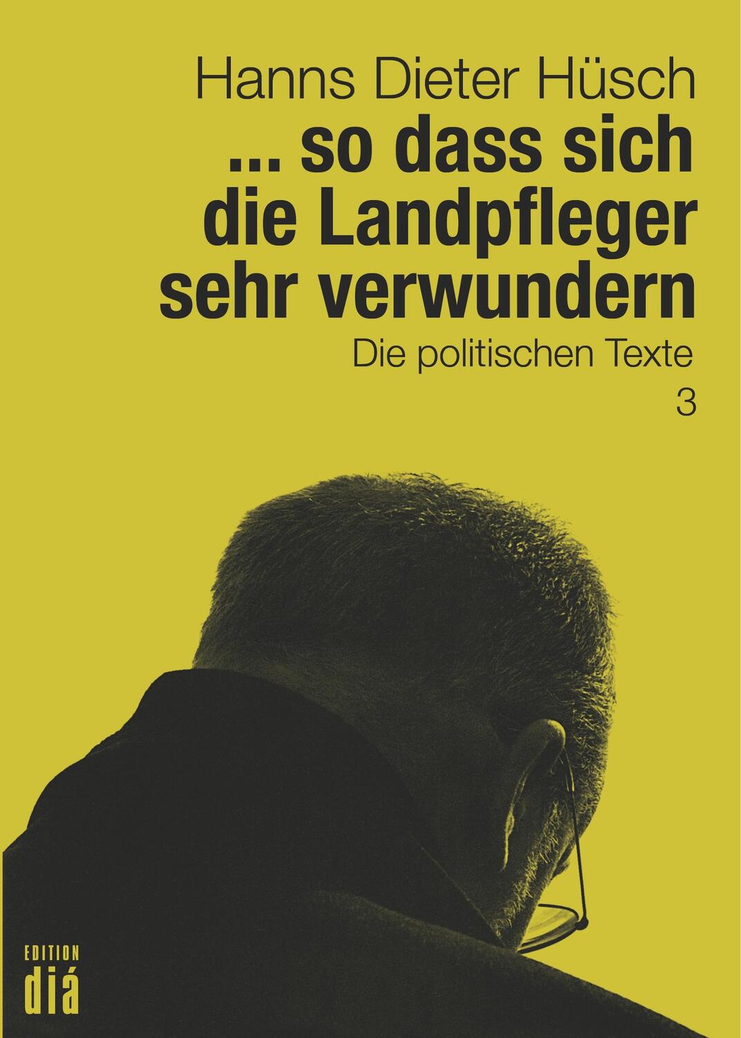 Cover: 9783860344163 | ... so dass sich die Landpfleger sehr verwundern | Hanns Dieter Hüsch