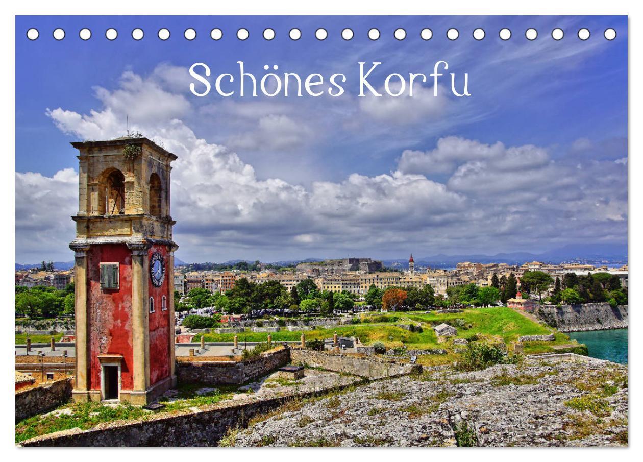 Cover: 9783675889644 | Schönes Korfu (Tischkalender 2024 DIN A5 quer), CALVENDO...