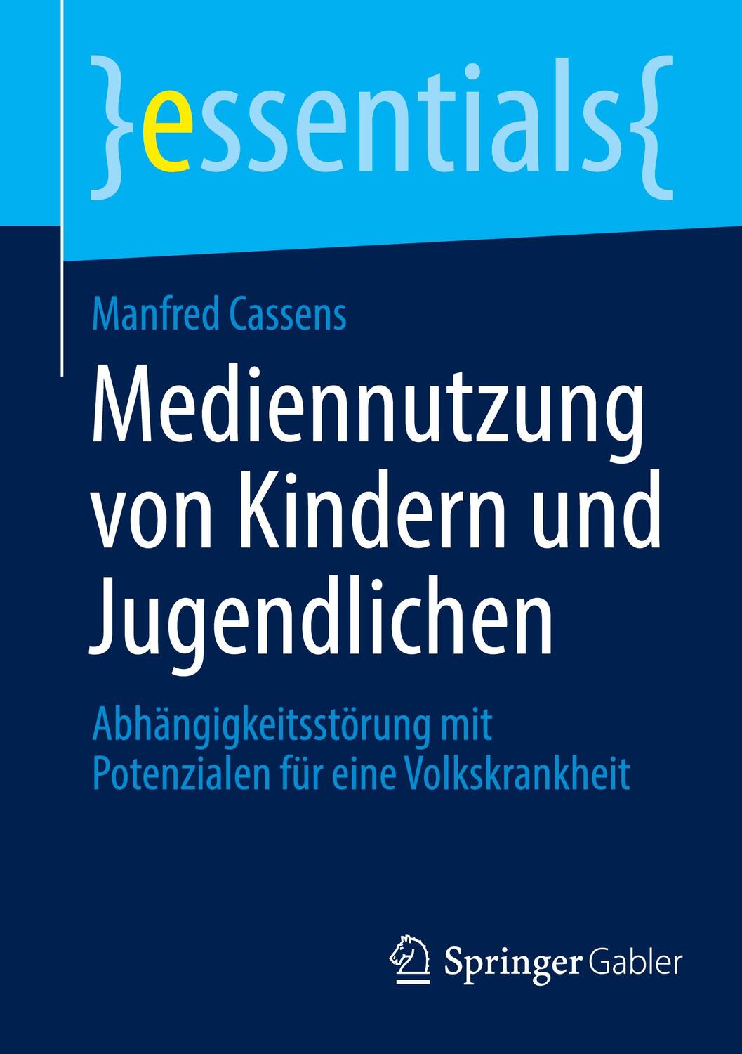 Cover: 9783658433413 | Mediennutzung von Kindern und Jugendlichen | Manfred Cassens | Buch