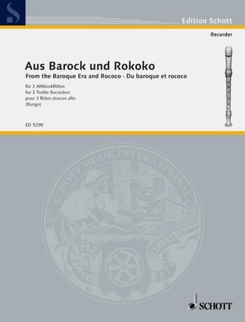 Cover: 9790001060455 | Aus Barock und Rokoko | Buch | 28 S. | Deutsch | 1985 | Schott Music