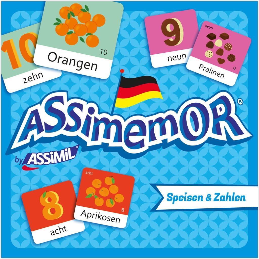 Cover: 9782700590517 | Assimemor Speisen &amp; Zahlen | Spiel | 64 bunte Bildkarten | Deutsch