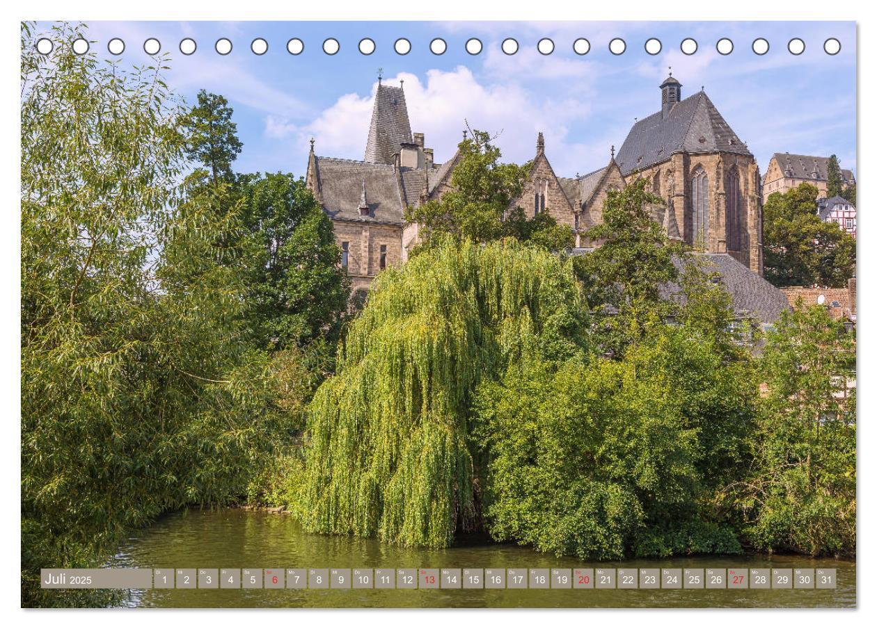 Bild: 9783435333677 | Marburg an der Lahn (Tischkalender 2025 DIN A5 quer), CALVENDO...