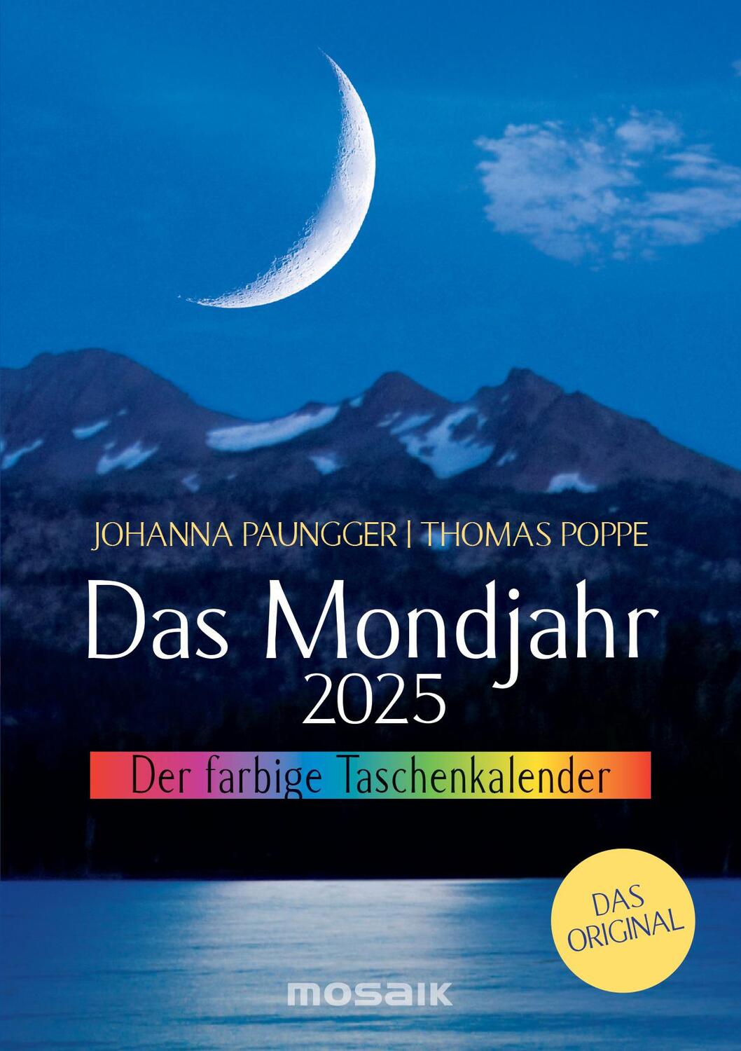 Cover: 9783442319848 | Das Mondjahr 2025 - Der farbige Taschenkalender | Das Original | 2025