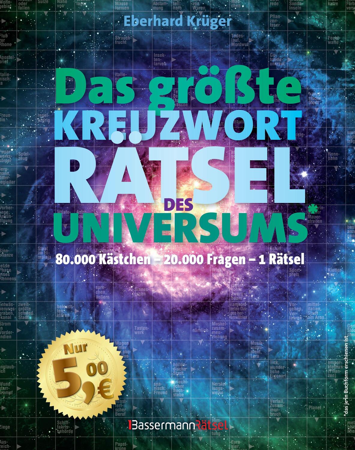 Cover: 9783809443483 | Das größte KreuzwortRätsel des Universums | Eberhard Krüger | Buch