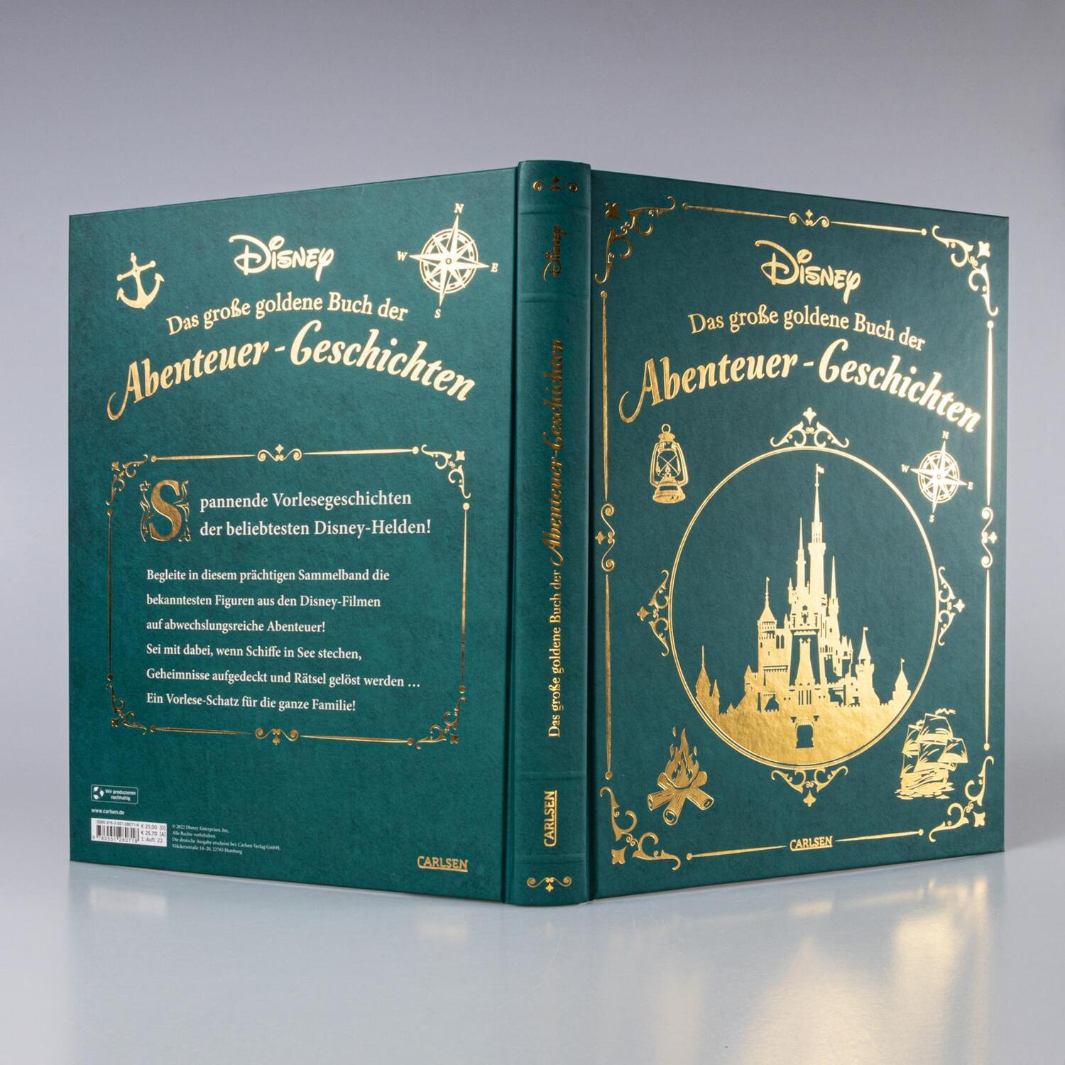 Bild: 9783551280718 | Disney: Das große goldene Buch der Abenteuer-Geschichten | Walt Disney