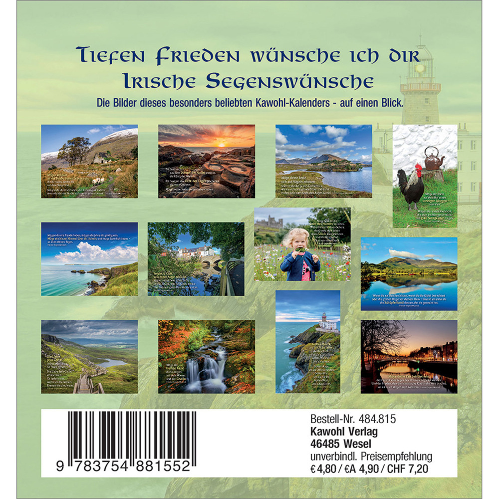 Bild: 9783754881552 | Tiefen Frieden wünsche ich dir 2025 | Kalender | 14 S. | Deutsch