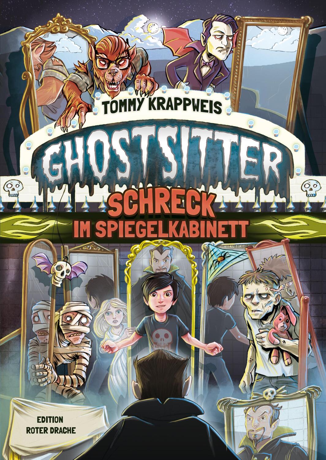 Cover: 9783946425847 | Ghostsitter | Schreck im Spiegelkabinett | Tommy Krappweis | Buch