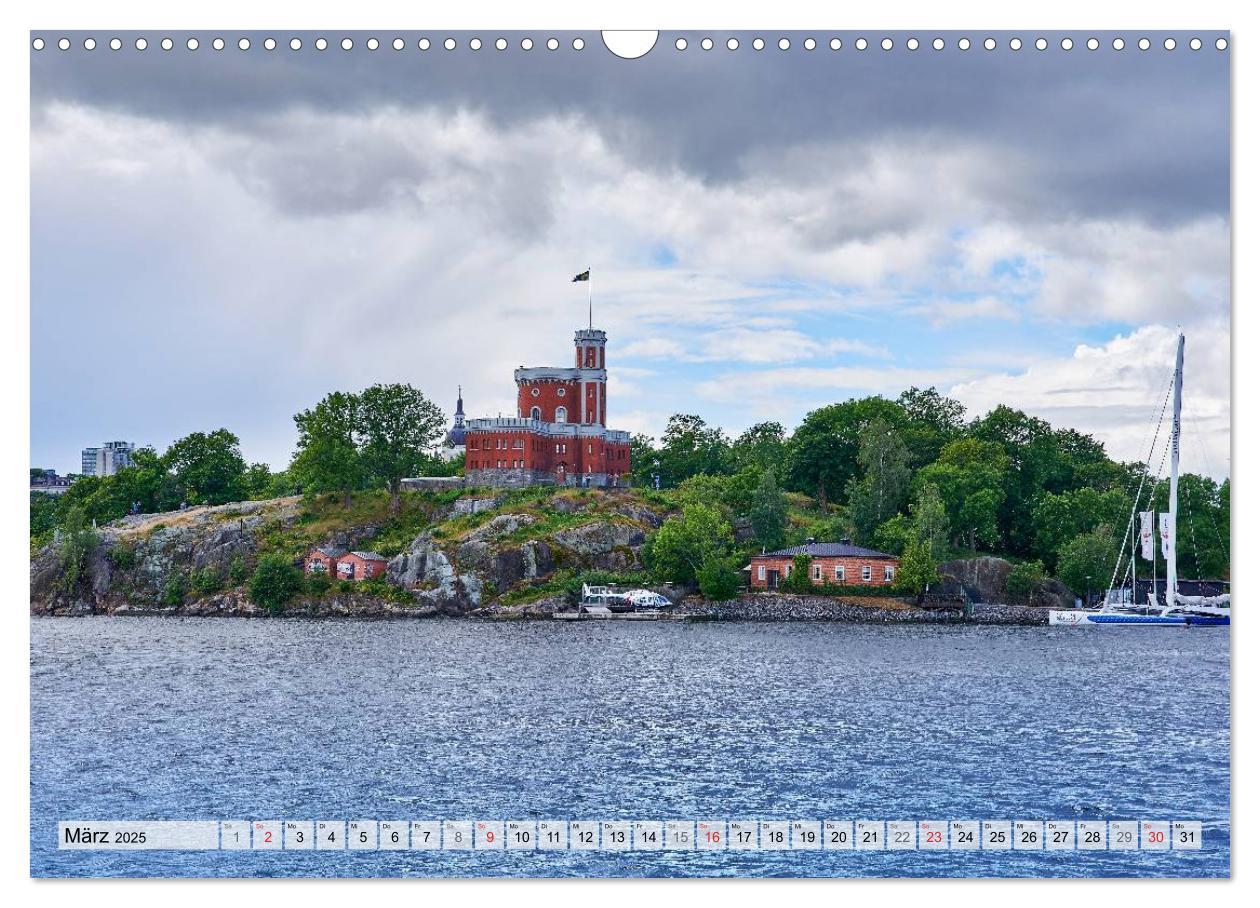 Bild: 9783435500994 | Stockholm an Mittsommer (Wandkalender 2025 DIN A3 quer), CALVENDO...