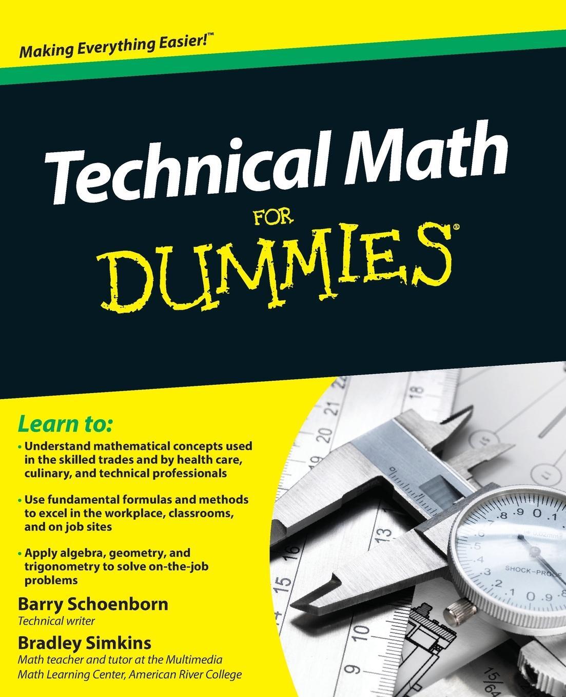 Cover: 9780470598740 | Technical Math For Dummies | Barry Schoenborn | Taschenbuch | Englisch
