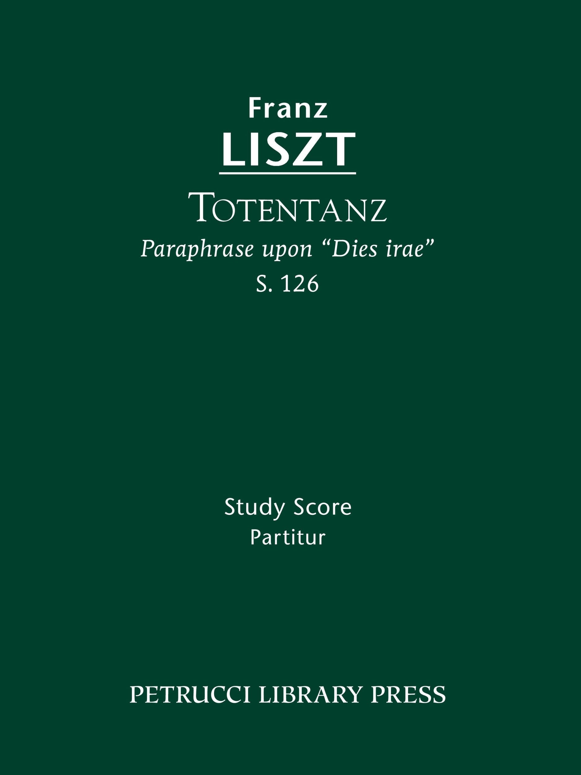 Cover: 9781608740345 | Totentanz, S.126 | Study score | Franz Liszt | Taschenbuch | Paperback