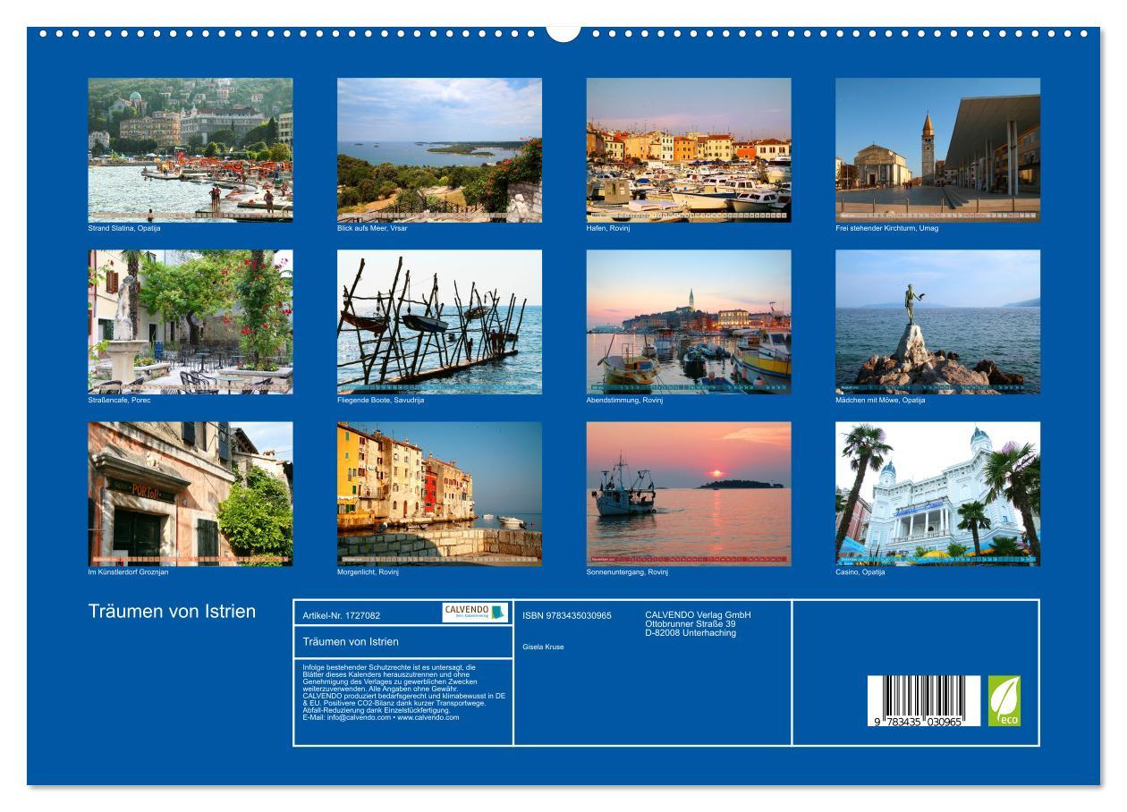 Bild: 9783435030965 | Träumen von Istrien (Wandkalender 2025 DIN A2 quer), CALVENDO...