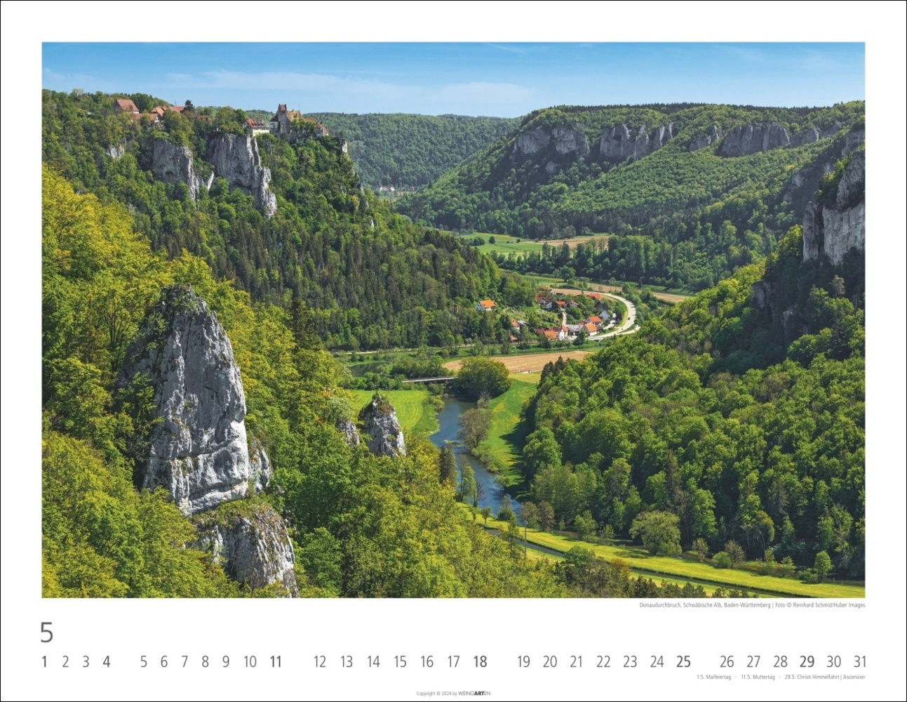 Bild: 9783839900659 | Deutschland Kalender 2025 - Germany | Kalender | Spiralbindung | 14 S.