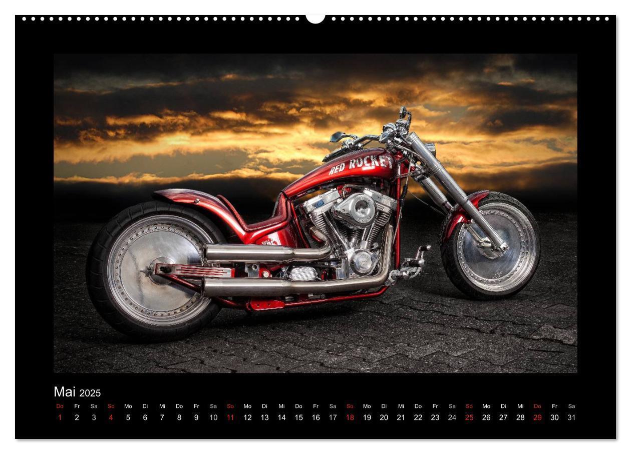 Bild: 9783435708505 | Motorrad-Träume ¿ Chopper und Custombikes (Wandkalender 2025 DIN A2...