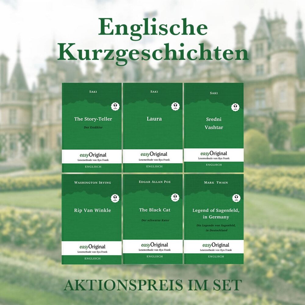 Cover: 9783991126195 | Englische Kurzgeschichten (Bücher + Audio-Online) - Lesemethode von...