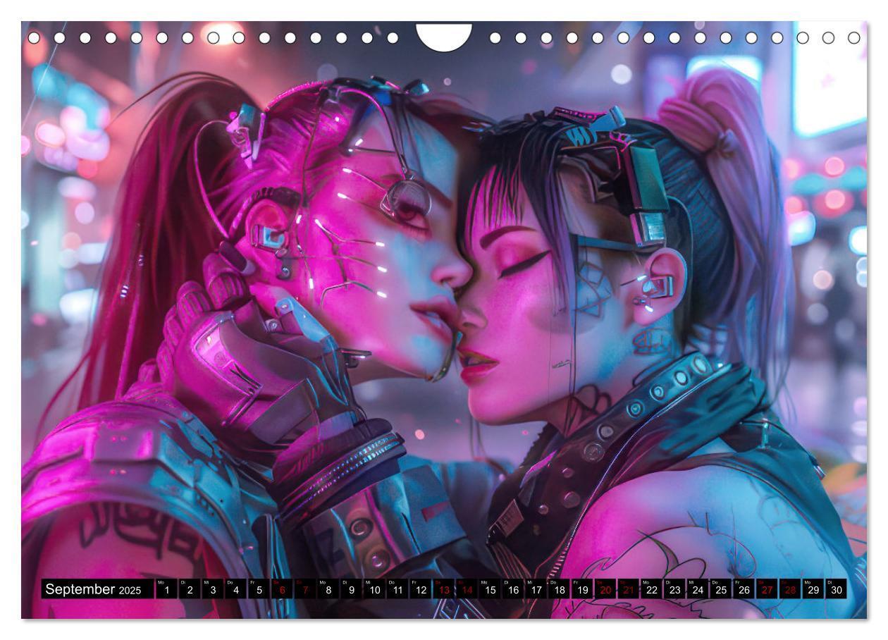 Bild: 9783435819461 | Cyberpunk - Hochtechnisierte Neonwelt (Wandkalender 2025 DIN A4...