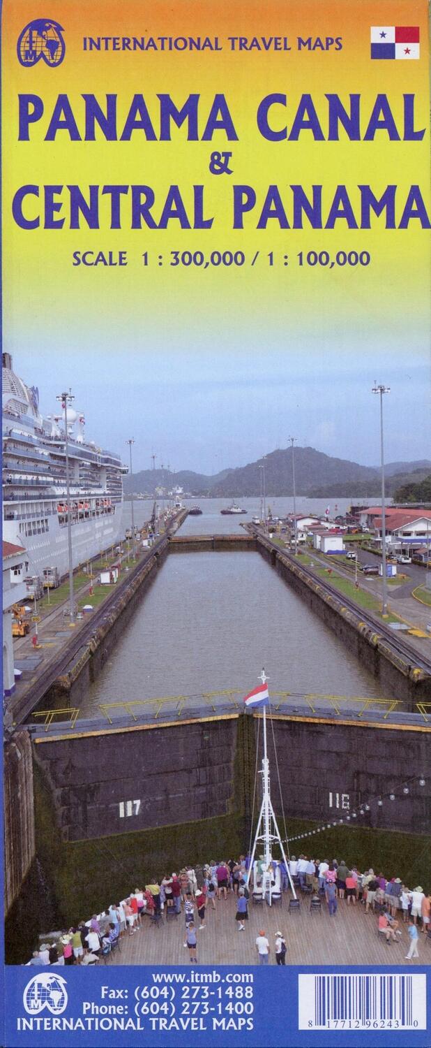 Cover: 9781771296243 | Panama Canal & City 1:300 000 | (Land-)Karte | Englisch | 2020