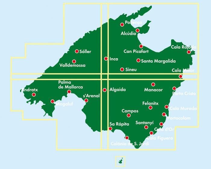 Bild: 9783707916553 | Mallorca Nord und Süd, Set, Autokarte 1:50.000 | (Land-)Karte | 2016