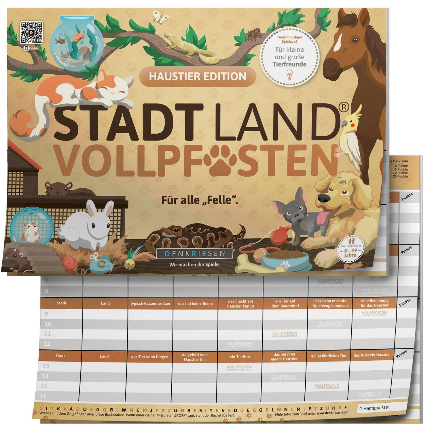 Cover: 4260528095278 | DENKRIESEN - STADT LAND VOLLPFOSTEN® - HAUSTIER EDITION - "Für alle...