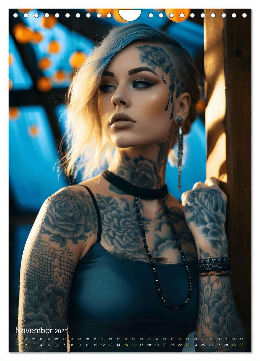 Bild: 9783435848768 | Tattoo Schönheiten - zwölf Monate, zwölf Frauen und jede Menge...