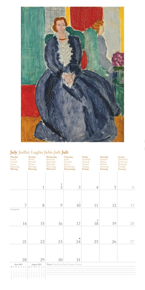 Bild: 4002725994011 | Henri Matisse 2025 - Wand-Kalender - Broschüren-Kalender - 30x30 -...