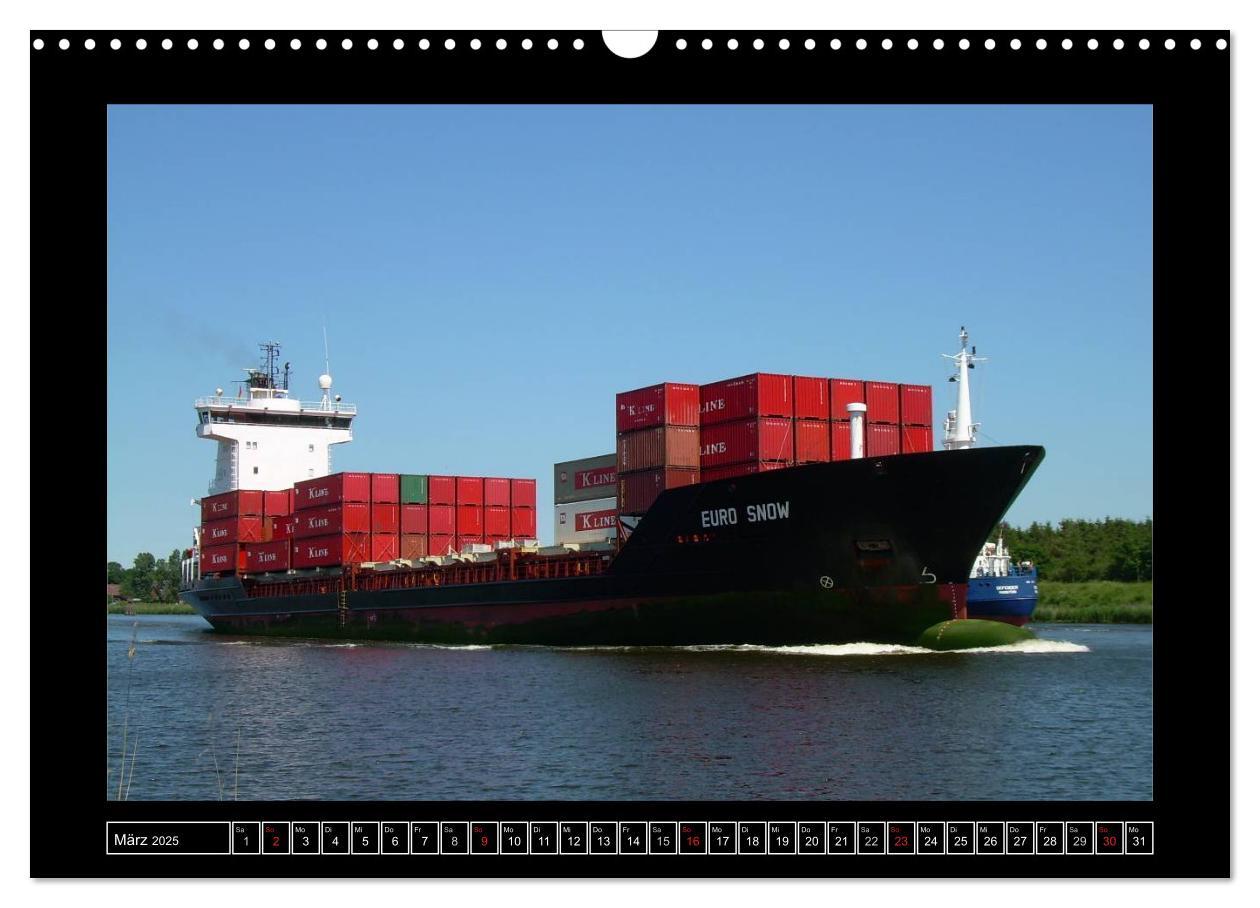 Bild: 9783435738205 | Containerschiffe (Wandkalender 2025 DIN A3 quer), CALVENDO...