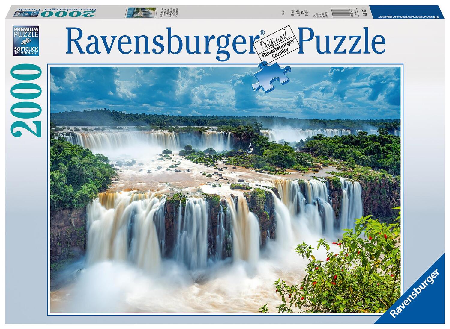 Cover: 4005556166077 | Wasserfälle von Iguazu, Brasilien. Puzzle 2000 Teile | Spiel | Deutsch