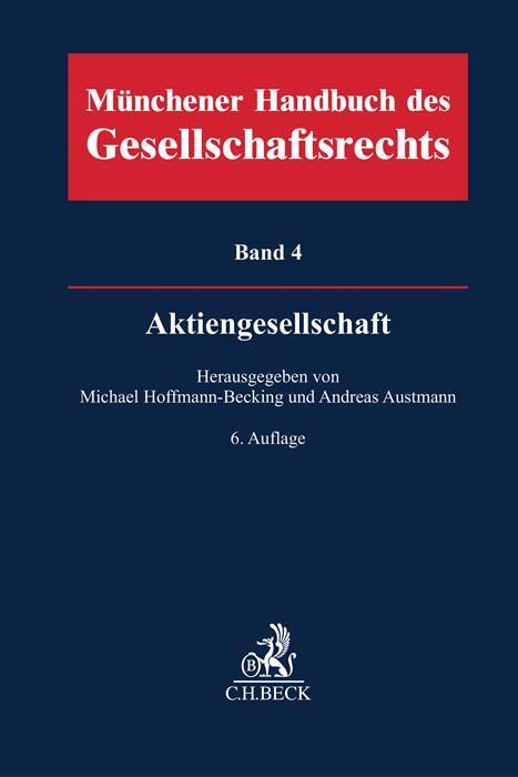 Cover: 9783406792243 | Münchener Handbuch des Gesellschaftsrechts Bd 4: Aktiengesellschaft