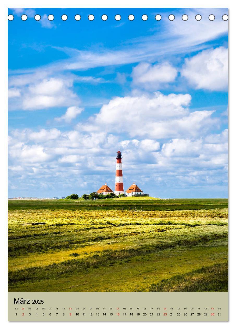 Bild: 9783435963140 | NORDSEEFLAIR - St. Peter Ording und Westerhever (Tischkalender 2025...