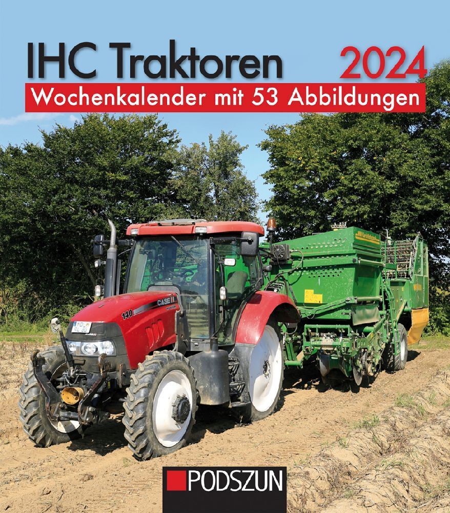 Cover: 9783751610889 | IHC Traktoren 2024 | Wochenkalender | Kalender | Spiralheftung | 53 S.