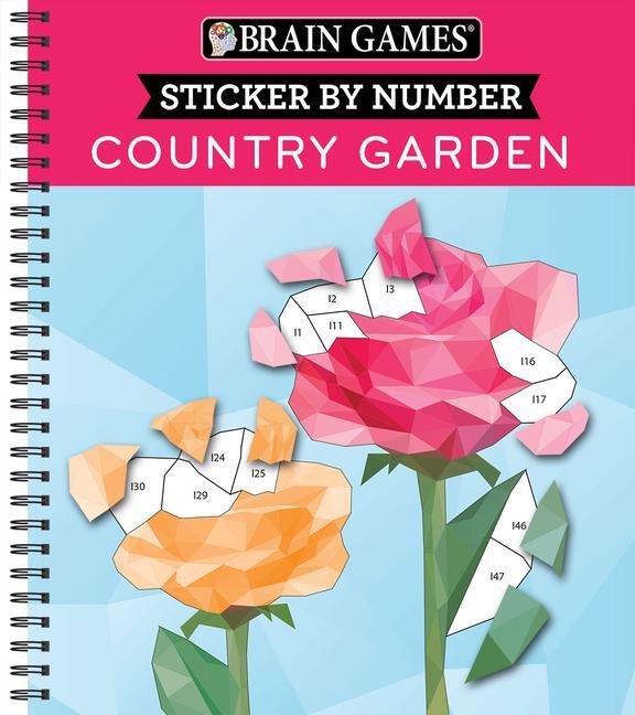Cover: 9781645580331 | Brain Games - Sticker by Number: Country Garden | Ltd (u. a.) | Buch