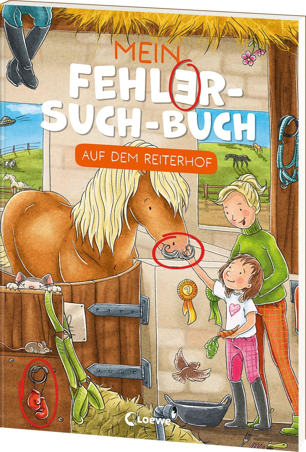 Cover: 9783743216495 | Mein Fehler-Such-Buch - Auf dem Reiterhof | Loewe Lernen und Rätseln