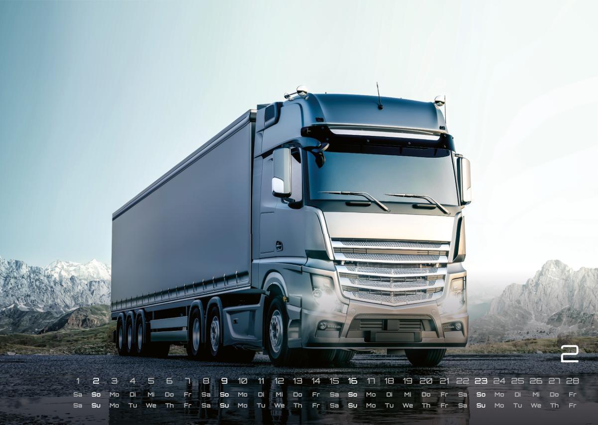 Bild: 9783986734114 | Trucks - Könige der Straße - LKW - 2025 - Kalender DIN A3 | de | 15 S.