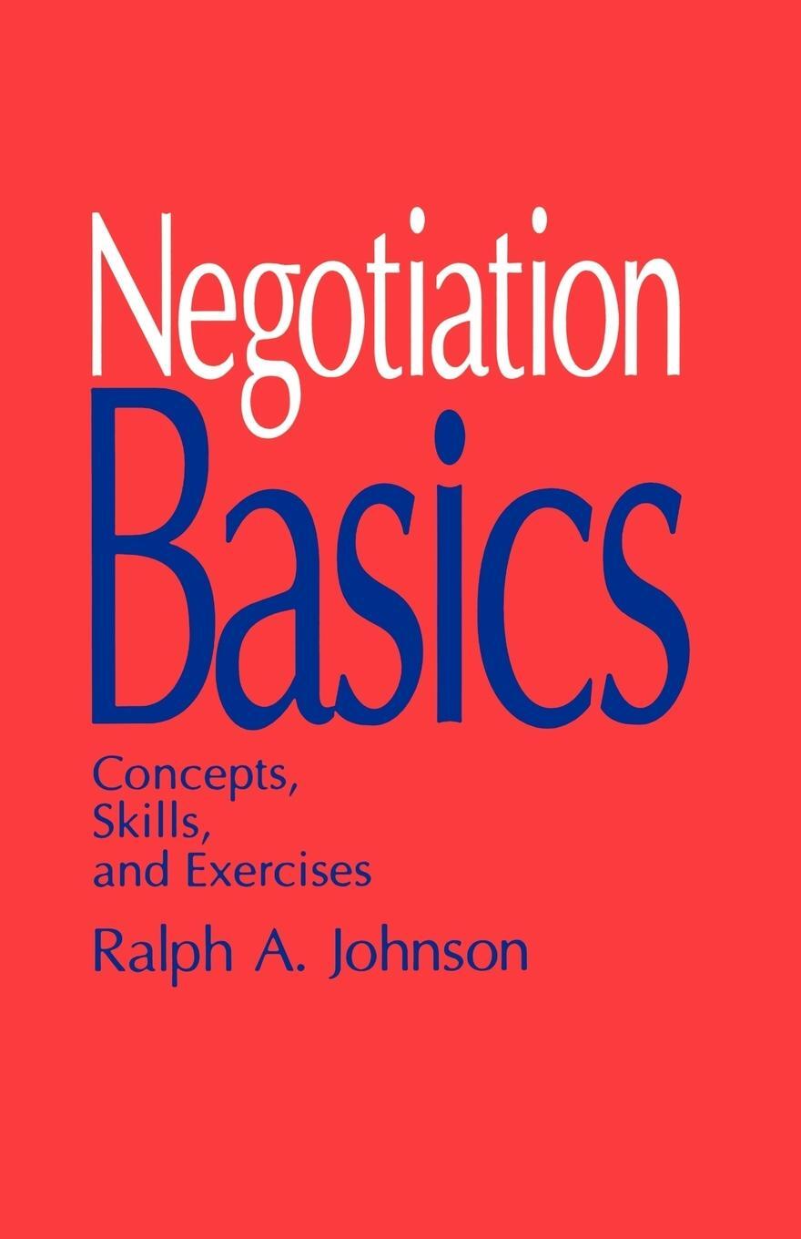 Cover: 9780803940529 | Negotiation Basics | Concepts, Skills, and Exercises | Johnson | Buch