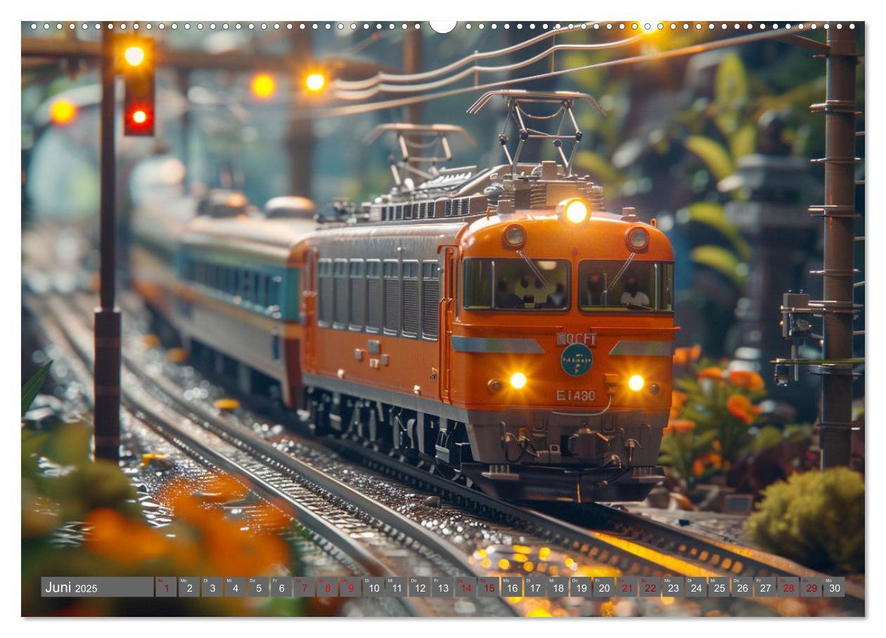 Bild: 9783435379903 | Modelleisenbahnen sind cool (Wandkalender 2025 DIN A2 quer),...