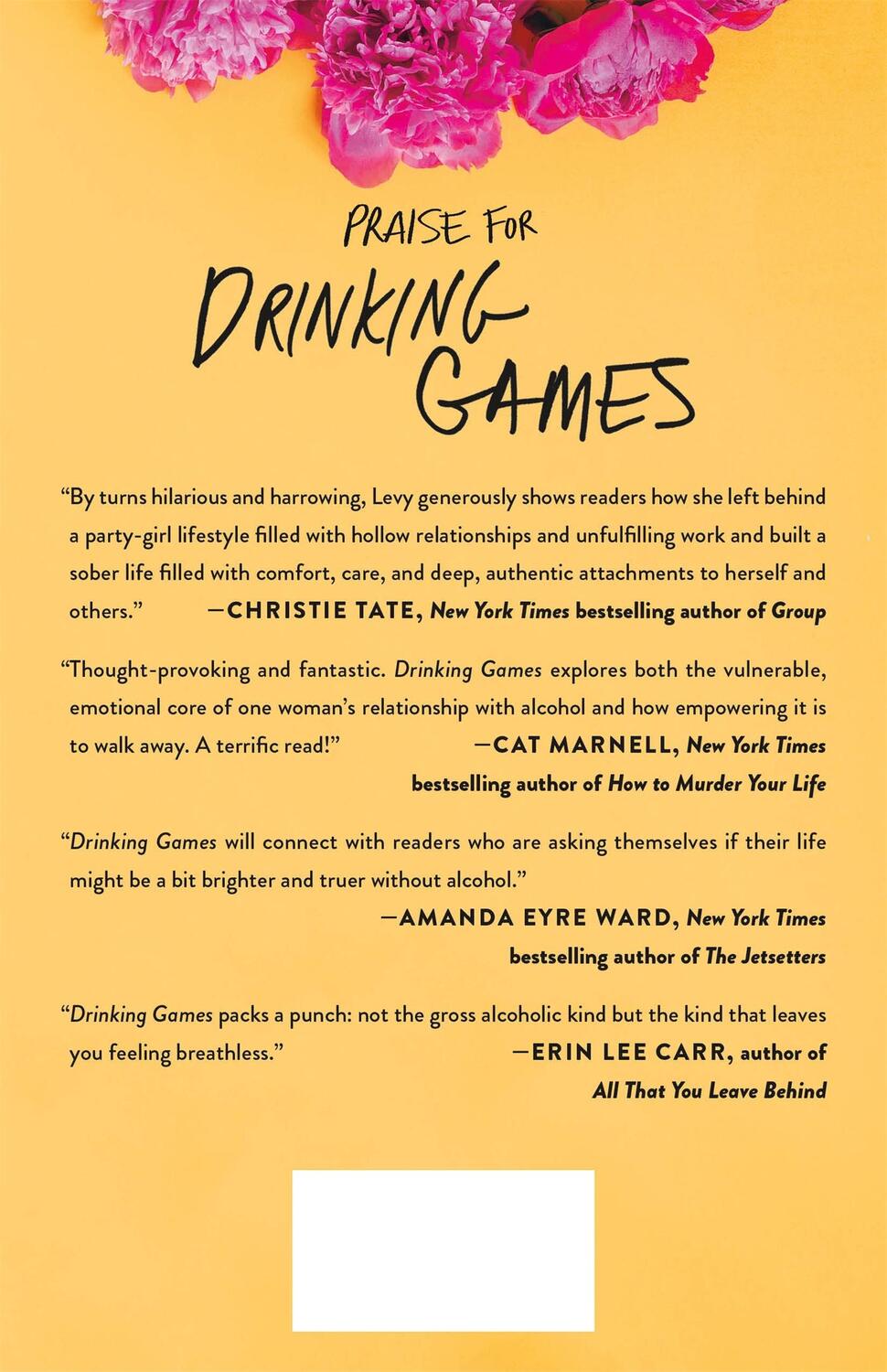 Rückseite: 9781250280589 | Drinking Games | A Memoir | Sarah Levy | Buch | Gebunden | Englisch