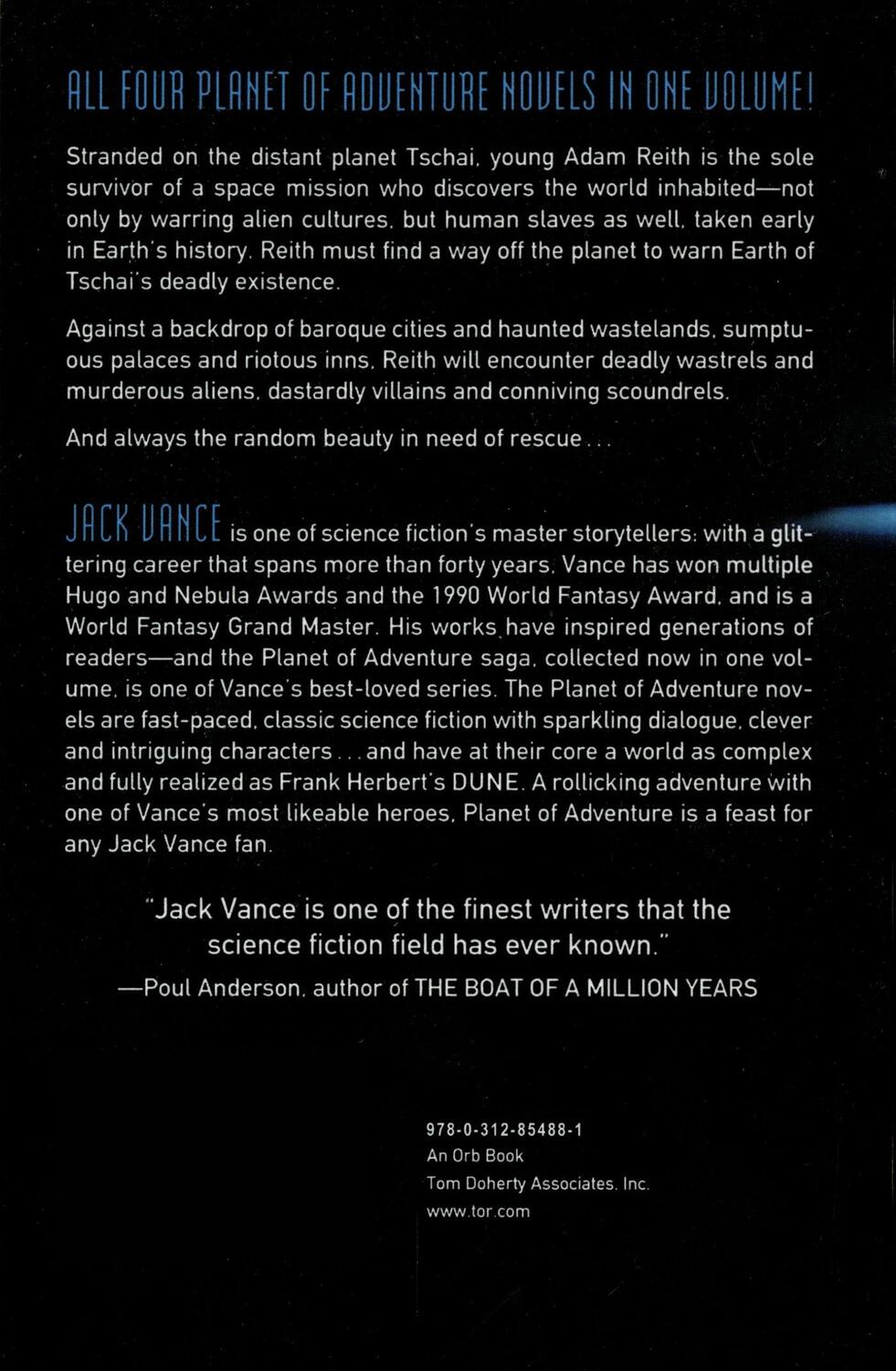 Rückseite: 9780312854881 | Planet of Adventure | Jack Vance | Taschenbuch | Paperback | Englisch