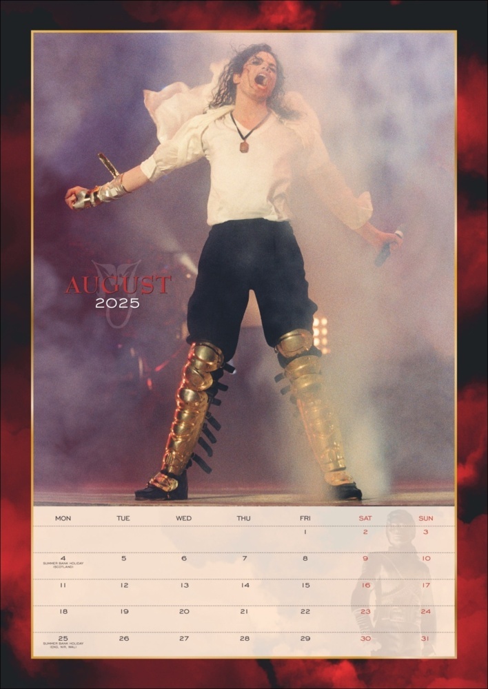 Bild: 9783840196737 | Michael Jackson Posterkalender 2025 | Kalender | Spiralbindung | 14 S.