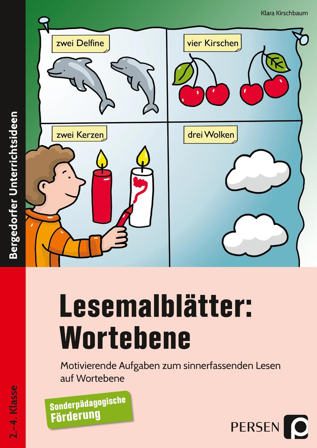 Cover: 9783403205470 | Lesemalblätter: Wortebene | Klara Kirschbaum | Broschüre | Deutsch