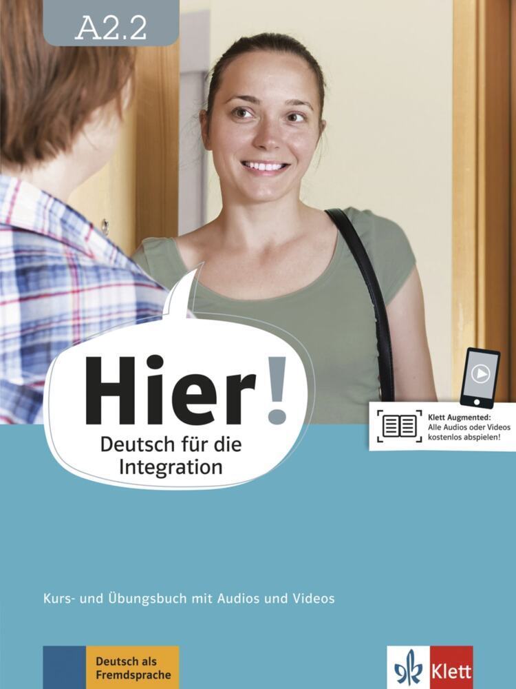 Cover: 9783126766838 | Hier! A2.2 Kurs- und Übungsbuch mit Audios und Videos | Anane | Buch