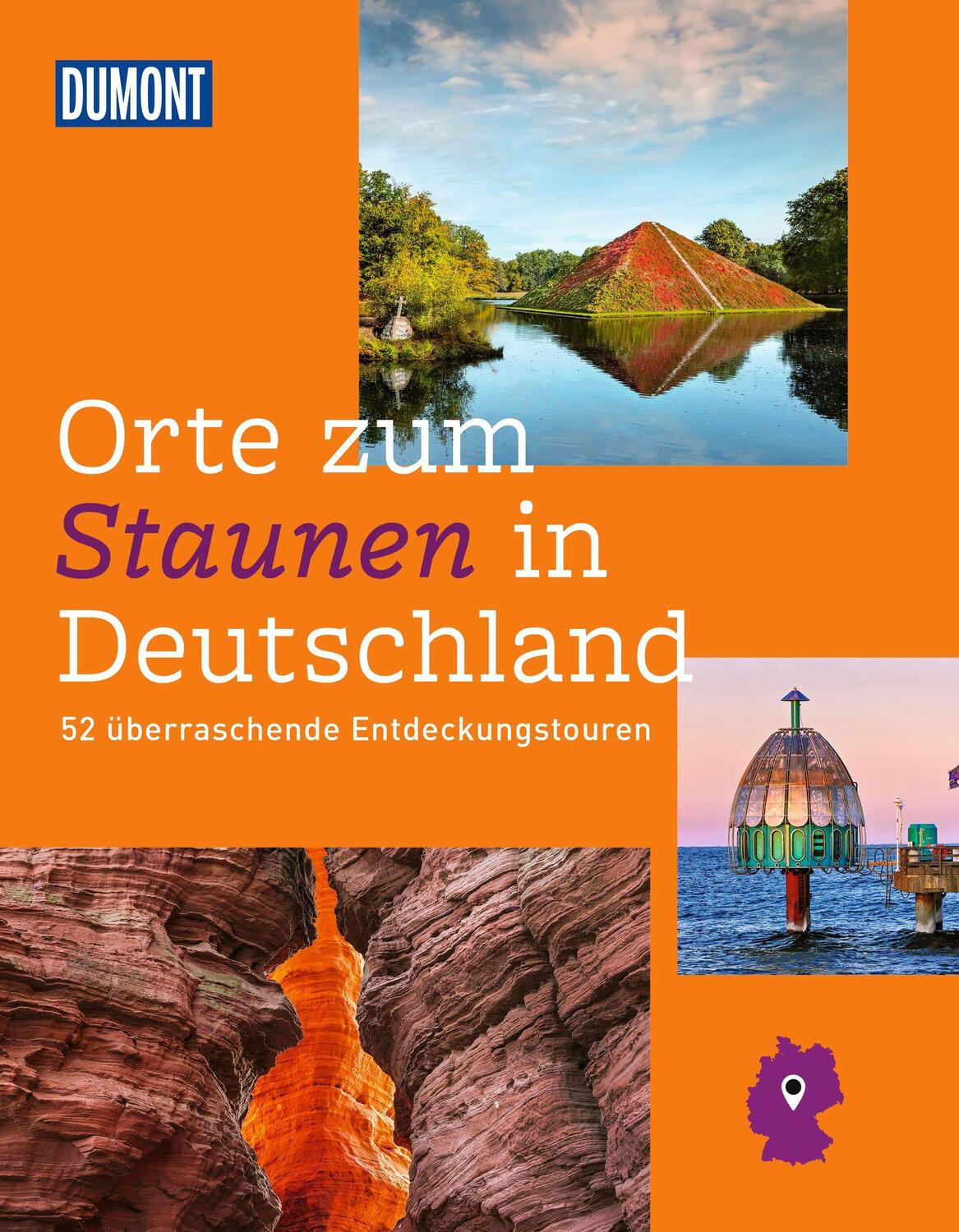 Cover: 9783616032665 | DuMont Bildband Orte zum Staunen in Deutschland | Nöldeke (u. a.)