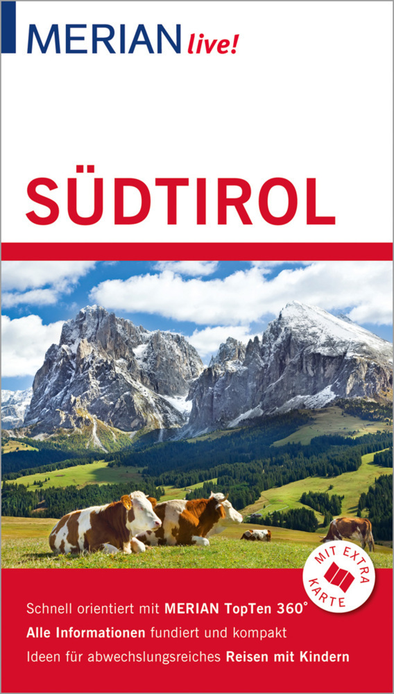 Cover: 9783834226129 | MERIAN live! Reiseführer Südtirol | Mit Extra-Karte zum Herausnehmen