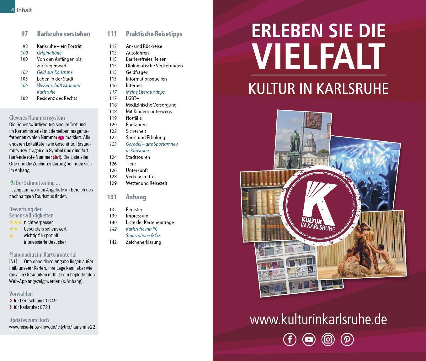 Bild: 9783831735372 | Reise Know-How CityTrip Karlsruhe | Günter Schenk | Taschenbuch | 2022
