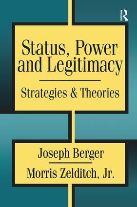 Cover: 9781138514997 | Status, Power, and Legitimacy | Morris Zelditch | Taschenbuch | 2018