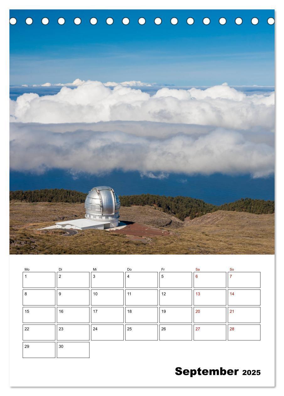 Bild: 9783435980192 | Wanderparadies La Palma (Tischkalender 2025 DIN A5 hoch), CALVENDO...