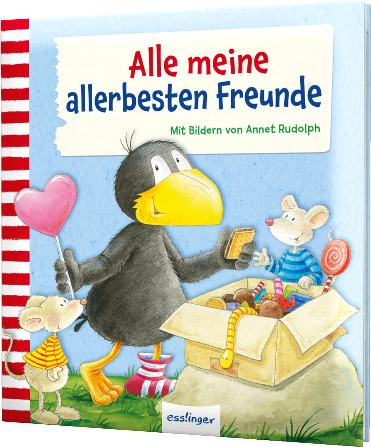 Cover: 9783480236909 | Der kleine Rabe Socke: Alle meine allerbesten Freunde | Annet Rudolph