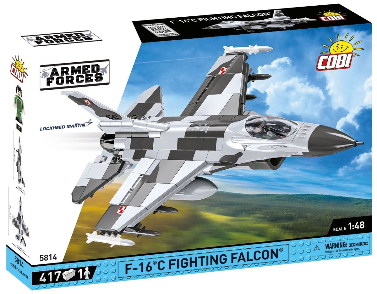 Cover: 5902251058142 | COBI 5814 - Armed Forces, F-16C Fighting Falcon POLAND,...