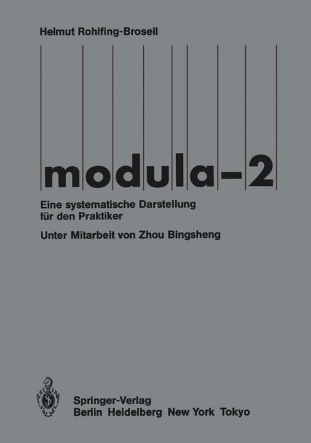 Cover: 9783540151593 | Modula-2 | Eine systematische Darstellung für den Praktiker | Buch